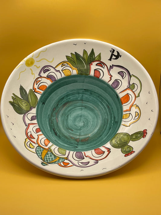 Piatto in ceramica